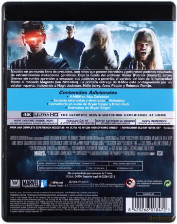 X-Men [Blu-Ray 4K]+[Blu-Ray]