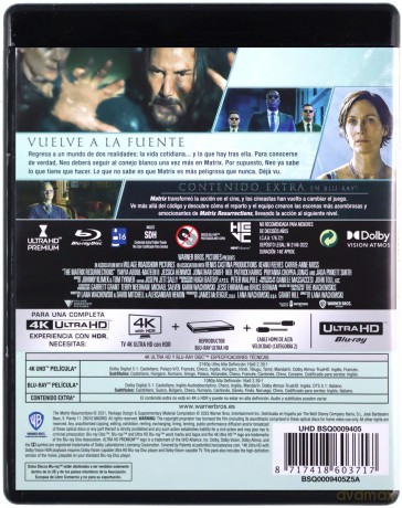 Matrix Zmartwychwstania [Blu-Ray 4K]+[Blu-Ray]