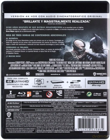 Mroczny Rycerz powstaje [Blu-Ray 4K]+[2xBlu-Ray]