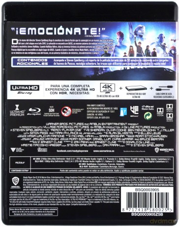 Ready Player One (Player One) [Blu-Ray 4K]+[Blu-Ray]