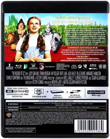 Czarnoksiężnik z Krainy Oz [Blu-Ray 4K]+[Blu-Ray]