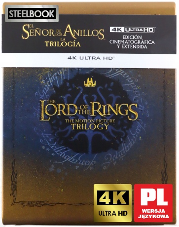 Władca Pierścieni Trylogia (steelbook) [BOX] [9xBlu-Ray 4K]