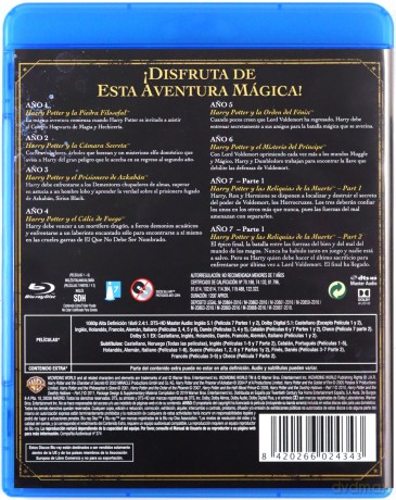 Harry Potter Complete Collection [BOX] [8xBlu-Ray]