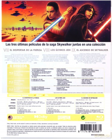 Star Wars VII-IX (Gwiezdne Wojny VII-IX) [BOX] [6xBlu-Ray]