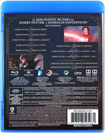 Harry Potter Complete Collection / Fantastic Beasts 1-2 [BOX] [10xBlu-Ray]