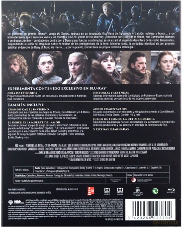 Game of Thrones Season 8 (Gra o Tron) [3xBlu-Ray]
