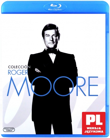 007 James Bond Roger Moore Kolekcja: Żyj i pozwól umrzeć / Człowiek ze złotym pistoletem / Szpieg, który mnie kochał / Moonraker / Tylko dla twoich oczu / Ośmiorniczka / Zabójczy widok [BOX] [7xBlu-Ray]