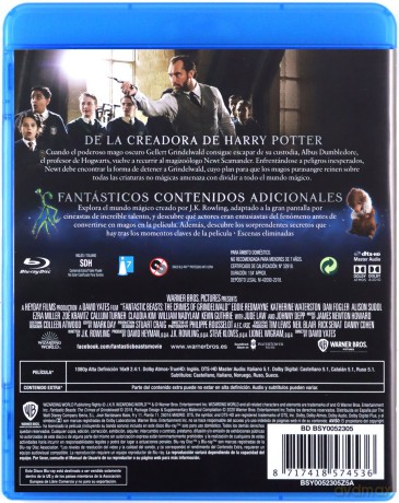 Fantastic Beasts: The Crimes of Grindelwald (Fantastyczne zwierzęta: Zbrodnie Grindelwalda) [Blu-Ray]