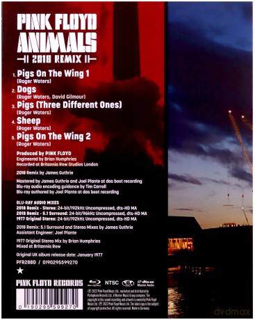 Pink Floyd: Animals (2018 Remix Edition) [Blu-Ray]