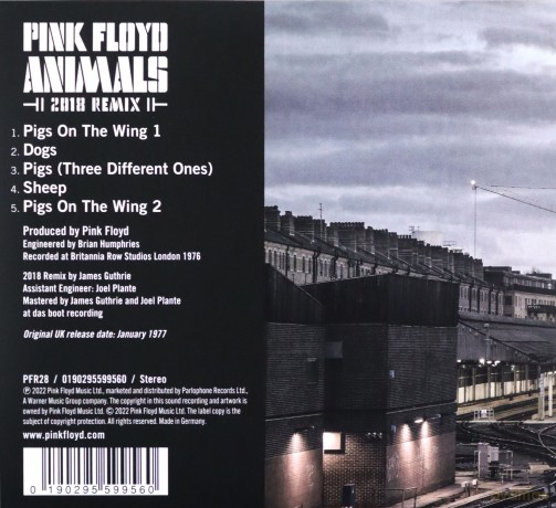 Pink Floyd: Animals (2018 Remix Edition) [CD]