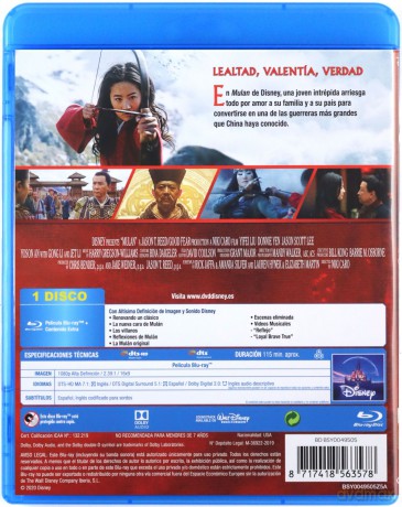 Mulan (Disney) [Blu-Ray]