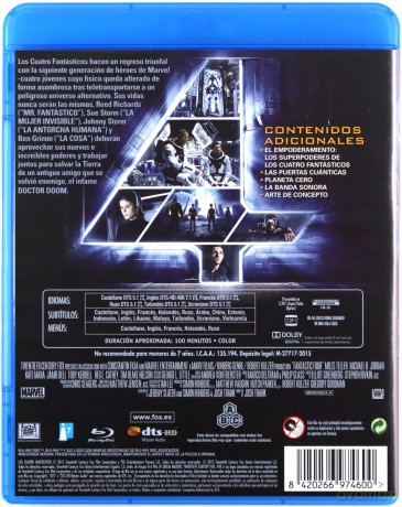 Fantastic Four (Fantastyczna Czwórka) [Blu-Ray]