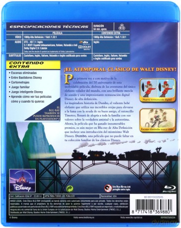 Dumbo (Disney) [Blu-Ray]