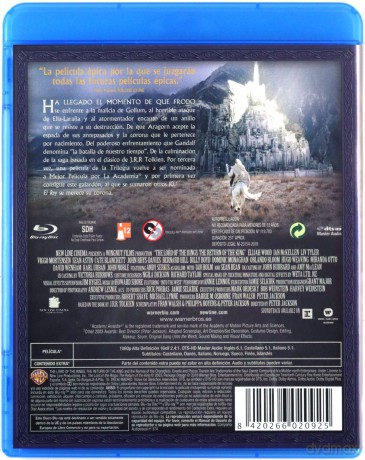 The Lord of the Rings: The Return of the King (Władca Pierścieni: Powrót króla) [Blu-Ray]