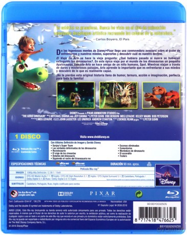 The Good Dinosaur (Dobry dinozaur) (Disney) [Blu-Ray]