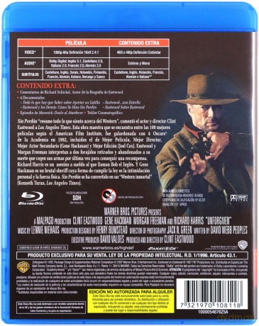 Unforgiven (Bez przebaczenia) [Blu-Ray]
