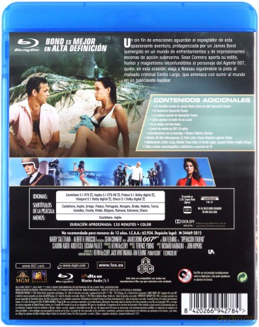007 James Bond Operacja Piorun [Blu-Ray]