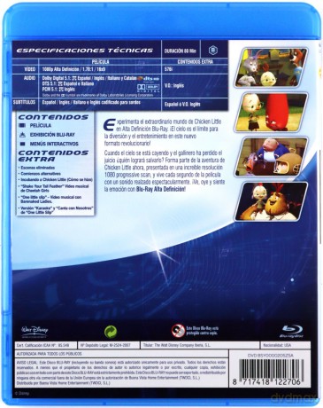 Chicken Little (Kurczak Mały) (Disney) [Blu-Ray]