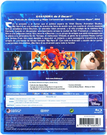 Big Hero 6 (Wielka Szóstka) (Disney) [Blu-Ray]