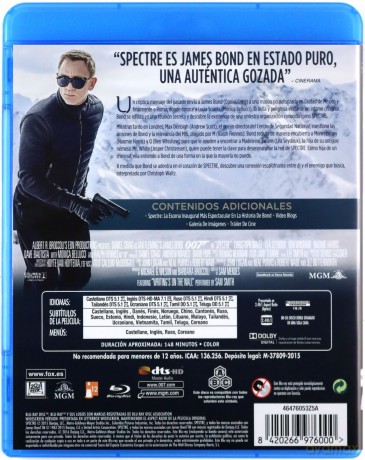 007 James Bond Spectre [Blu-Ray]