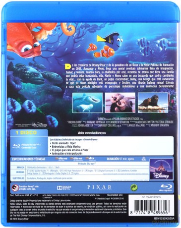 Finding Dory (Gdzie jest Dory?) (Disney) [Blu-Ray]
