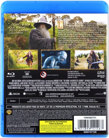 Hobbit: Niezwykła podróż [Blu-Ray]