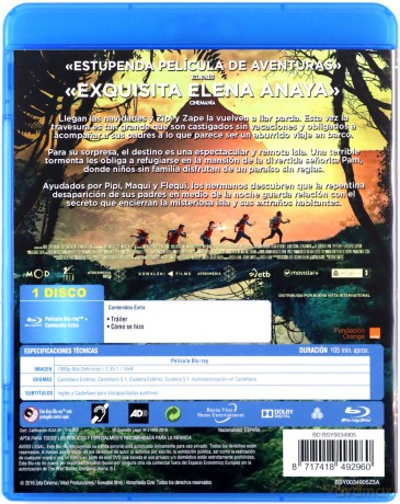 Zip & Zap and the Captain's Island (Zip, Zap i Wyspa Kapitana) [Blu-Ray]