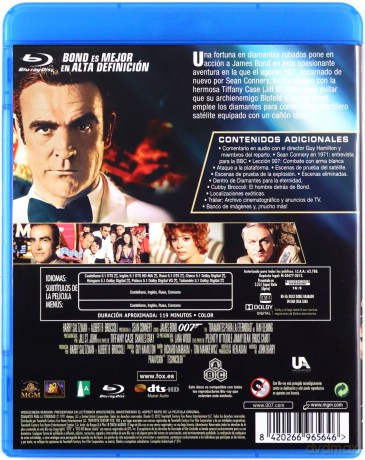 007 James Bond Diamenty są wieczne [Blu-Ray]