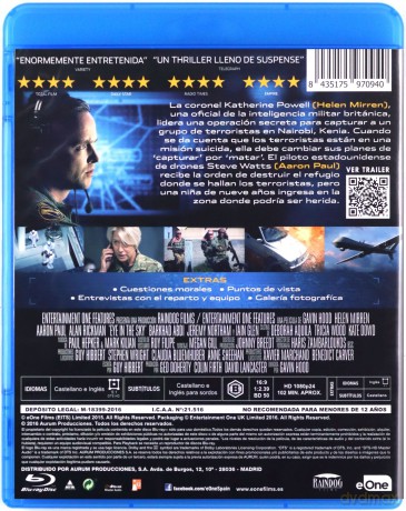 Eye in the Sky (Niewidzialny wróg) [Blu-Ray]