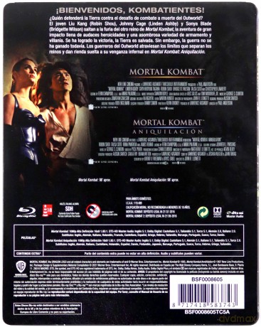 Mortal Kombat 1-2 (steelbook) [2xBlu-Ray]