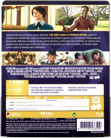 King's Man: Pierwsza misja (steelbook) [Blu-Ray]