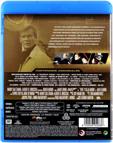 007 James Bond Żyj i pozwól umrzeć [Blu-Ray]