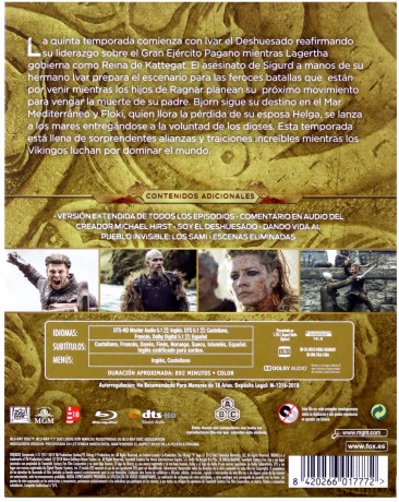 Vikings Season 5 Part 1 (Wikingowie) [3xBlu-Ray]