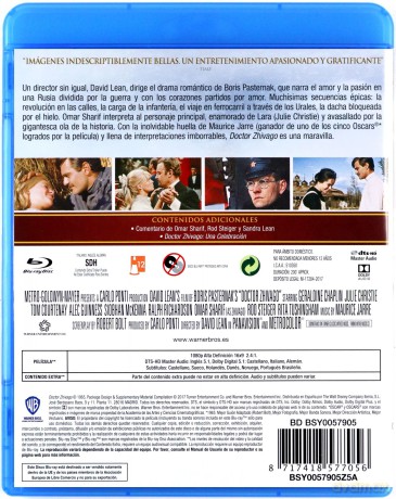 Doctor Zhivago (Doktor Żywago) [Blu-Ray]