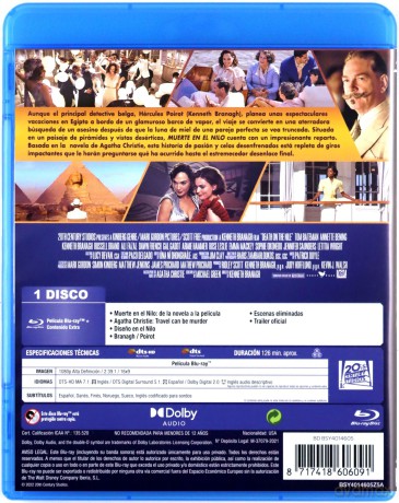 Death on the Nile (Śmierć na Nilu) [Blu-Ray]