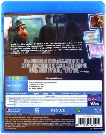 Soul (Co w duszy gra) (Disney) [Blu-Ray]