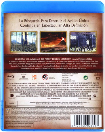 The Lord of the Rings: The Two Towers (Władca pierścieni: Dwie wieże) [2xBlu-Ray]