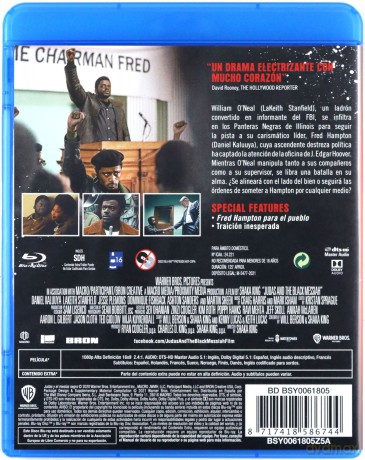 Judas and the Black Messiah (Judasz i Czarny Mesjasz) [Blu-Ray]