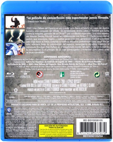 2001: A Space Odyssey (2001: Odyseja kosmiczna) [Blu-Ray]