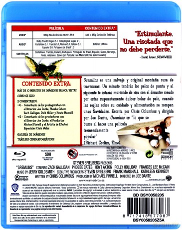 Gremlins (Gremliny rozrabiają) [Blu-Ray]