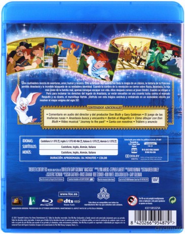 Anastazja [Blu-Ray]