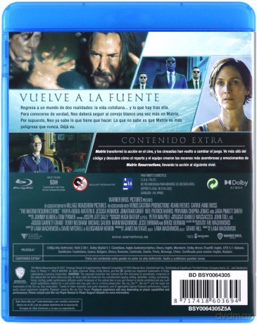 The Matrix Resurrections (Matrix: Zmartwychwstania) [Blu-Ray]