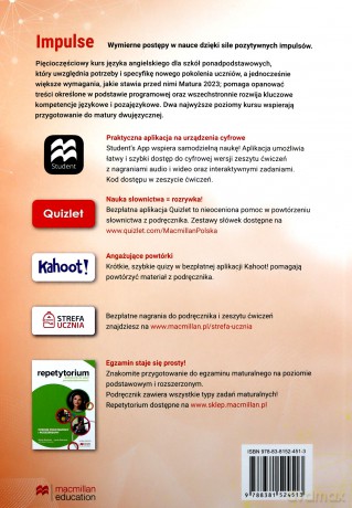 Impulse 4 B2 ćwiczenie + online + S's App [KSIĄŻKA]