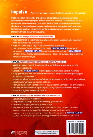Impulse 4 B2 podręcznik + online + On-the-go Practice w App [KSIĄŻKA]