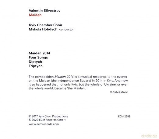 Valentin Silvestrov: Maidan [CD]