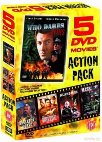 Action Pack: Who Dares Wins / Skeleton Coast / Return from the River Kwai / The Klansman / Massacre in Rome (Do odważnych świat należy / Wybrzeze Szkieletów / Powrót znad rzeki Kwai / Człowiek klanu / Masakra w Rzymie) [BOX] [5DVD]