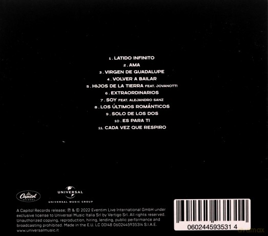 Eros Ramazzotti: Latido Infinito (Spanish Version) [CD]