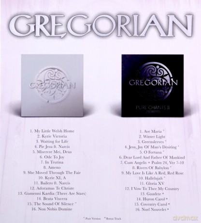 Gregorian: Pure Chants I&II [2CD]
