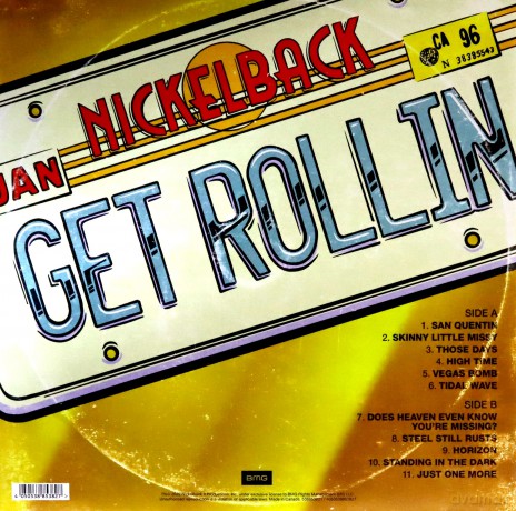 Nickelback: Get Rollin' (Pomarańczowy/Przeźroczysty) [Winyl]