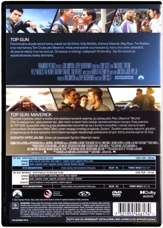 Top Gun: Kolekcja 2 Filmów [2DVD]